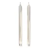Ferm Living Dryp stearinekaars 2-pack, Warm Grey< Kaarsen