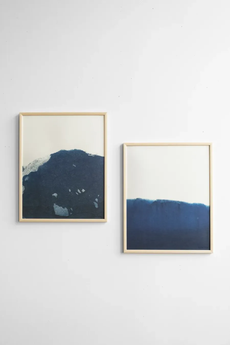 Fine Little Day Dyeforindigo ocean 2 poster 40x50 cm, Blauw-wit< Posters