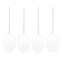 Cooee Design Easter Deco ei paasdecoratie 4-pack, White< Paasdecoratie