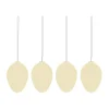 Cooee Design Easter Deco ei paasdecoratie 4-pack, Light yellow< Paasdecoratie