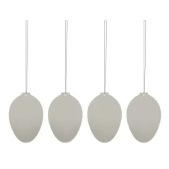 Cooee Design Easter Deco ei paasdecoratie 4-pack, Sand< Paasdecoratie