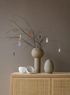 Cooee Design Easter Deco haas paashanger 4-pack, Sand< Paasdecoratie