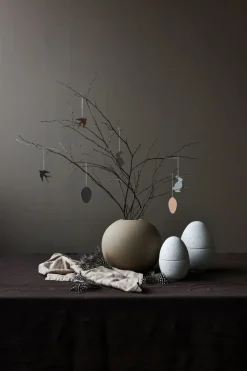 Cooee Design Easter Deco vogel paashanger 4-pack, Sand< Paasdecoratie