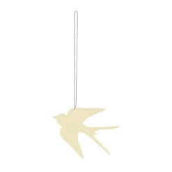 Cooee Design Easter Deco vogel paashanger 4-pack, Light yellow< Paasdecoratie