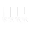 Cooee Design Easter Deco vogel paashanger 4-pack, White< Paasdecoratie