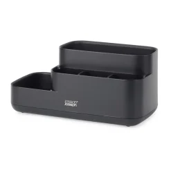 Joseph Joseph Easystore wastafel-organizer 24,8 cm, Zwart< Tandenborstelhouders
