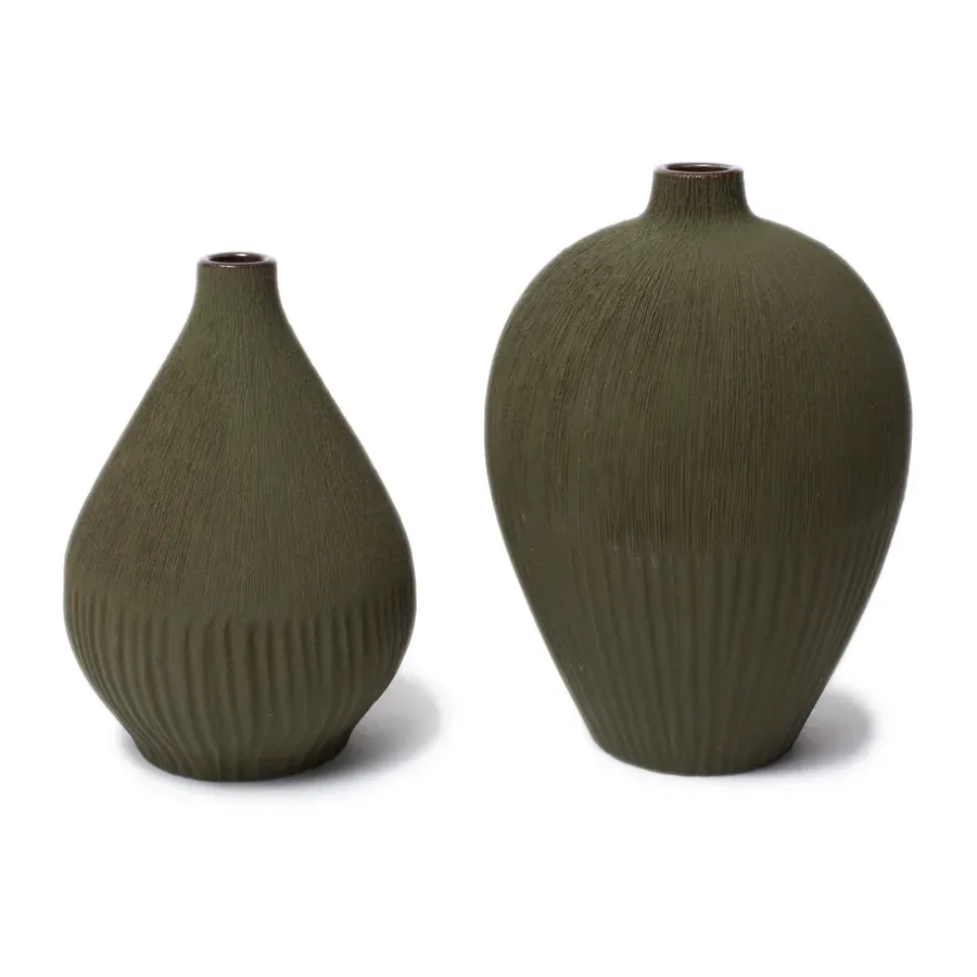 Lindform Ebba vaas medium, Forest green< Vazen