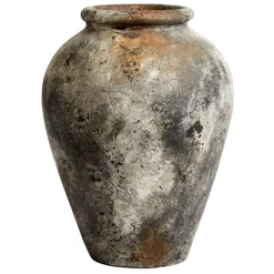 MUUBS Echo pot h50 cm Ø37 cm, Roest-grijs< Bloempotten