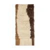 Ferm Living Edge Wall Rug tapijtwerk 50x110 cm, Roomwit-Koffie< Wanddecoraties