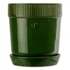 Sagaform Elise bloempot met schotel Ø14 cm, Groen< Bloempotten