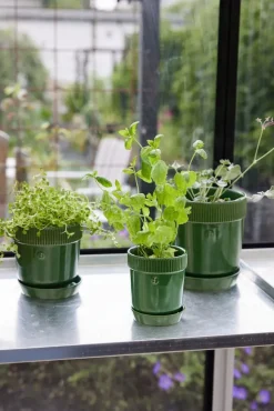 Sagaform Elise kruidenpot Ø11 cm, Groen< Bloempotten