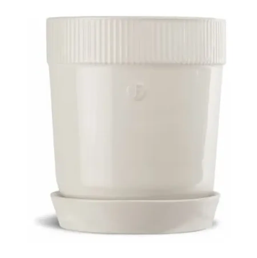 Sagaform Elise kruidenpot Ø11 cm, Wit< Bloempotten
