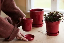 Sagaform Elise pot M Ø17 cm, Bordeauxrood< Kerstdecoraties