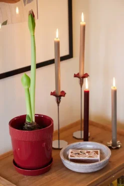 Sagaform Elise pot S Ø14 cm, Bordeauxrood< Kerstdecoraties