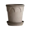Bergs Potter Elizabeth pot Ø12 cm, Grey< Bloempotten