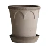 Bergs Potter Elizabeth pot Ø16 cm, Grey< Bloempotten