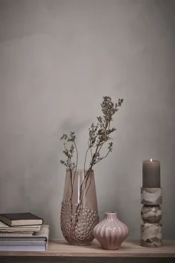 Lene Bjerre Ellia kandelaar 30 cm, Linen< Kandelaars