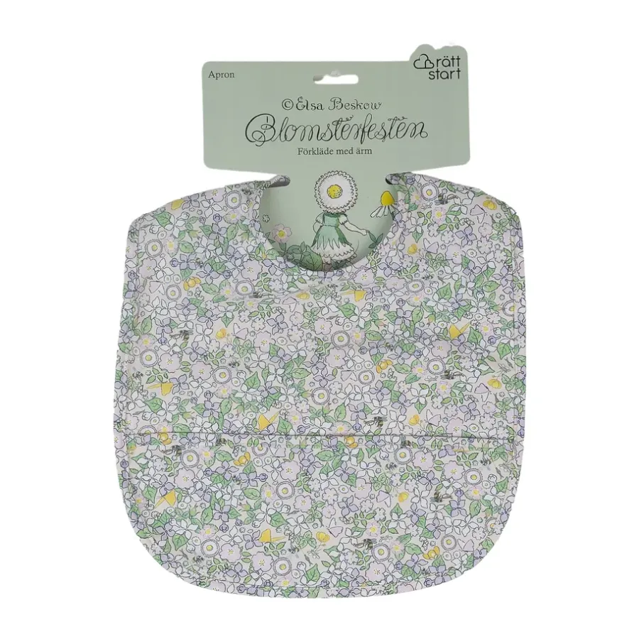 Rätt Start Elsa Beskow Bloemenfeest slabbertje, Multi< Kinderkamer Interieuraccessoires|Kinderkamer Interieuraccessoires
