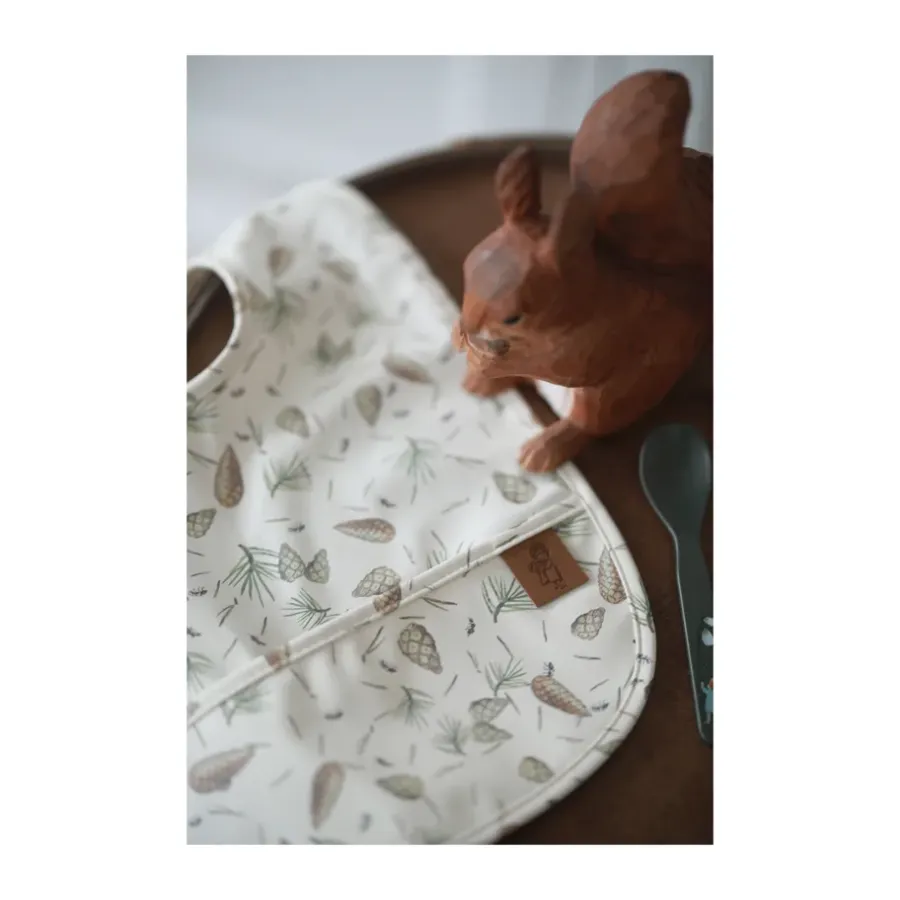 Rätt Start Elsa Beskow Tomtebobarnen slabbertje, Groen< Kinderkamer Interieuraccessoires|Kinderkamer Interieuraccessoires