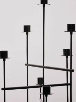 Ferm Living Elysia kandelaar, Brushed stainless steel< Kandelaars