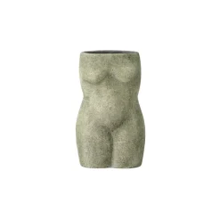 Bloomingville Emeli Deco vaas terracotta 16 cm, Groen< Vazen