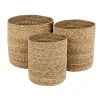 Dixie Emil opbergmand 3-pack small, Natuur< Opbergmanden
