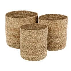 Dixie Emil opbergmand 3-pack small, Natuur< Opbergmanden