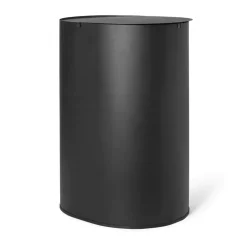 Ferm Living Enkel vuilnisbak large, Black< Pedaalemmers