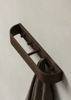 Audo Copenhagen Epoch kapstok 50 cm, Donkergebeitst eiken< Kapstokken & Hangrekken