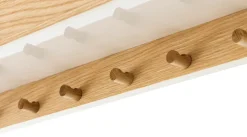 Audo Copenhagen Epoch plank met haken 118 cm, Natural oak-fog< Planken & Planksystemen