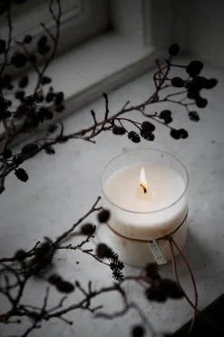 ERNST geurkaars in glas met bandje Ø8 cm, Tid till ingenting< Geurkaarsen & Aroma Diffusers