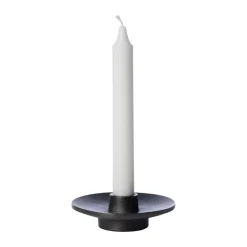ERNST kaarsenhouder aluminium Ø12 cm, Zwart< Kandelaars