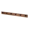 ERNST kapstokje 6 knoppen, Bruin< Haken & Hangers