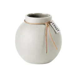 ERNST vaas aardewerk wit, 10 cm< Vazen