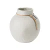 ERNST vaas aardewerk wit, 14 cm< Vazen