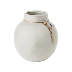ERNST vaas aardewerk wit, 14 cm< Vazen
