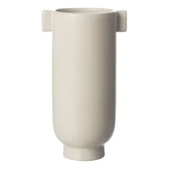ERNST vaas met oren 21 cm, Wit zand< Vazen