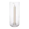 ERNST waxinelichthouder van glas, Ø11x25 cm< Kandelaars