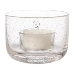 ERNST waxinelichthouder van glas, Ø8x6 cm< Kaarsenhouders & Kaarsenborden