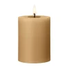 Ester & erik blokkaars LED, 27 Almond butter, 10 cm< Led-Kaarsen