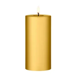 Ester & erik blokkaars LED, 90 Gold Metallic, 15 cm< Led-Kaarsen