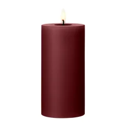 Ester & erik blokkaars LED, 44/2 Deep Wine, 15 cm< Led-Kaarsen