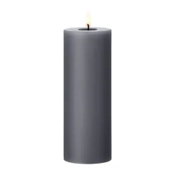 Ester & erik blokkaars LED, 74 Dark Slate, 20 cm< Led-Kaarsen