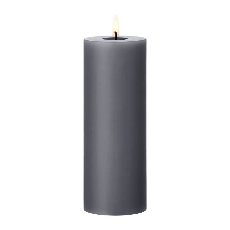 Ester & erik blokkaars LED, 74 Dark Slate, 20 cm< Led-Kaarsen