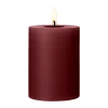 Ester & erik blokkaars LED, 44/2 Deep Wine, 10 cm< Led-Kaarsen