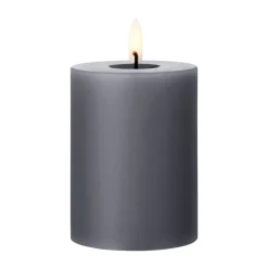 Ester & erik blokkaars LED, 74 Dark Slate, 10 cm< Led-Kaarsen