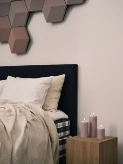 Ester & erik blokkaars LED, 52 Soft Rose, 20 cm< Led-Kaarsen