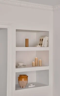 Ester & erik blokkaars LED, 14 Pale ginger, 10 cm< Led-Kaarsen