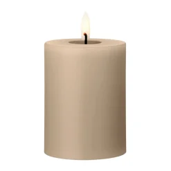 Ester & erik blokkaars LED, 18 Nougat Note, 10 cm< Led-Kaarsen