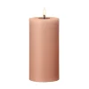 Ester & erik blokkaars LED, 20 Rosy caramel, 15 cm< Led-Kaarsen